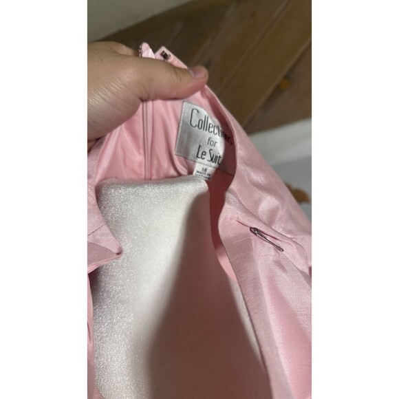 Vintage Collections for Le Suit Dress and Coat Set with Rabbit Fur - Picture 5 of 6